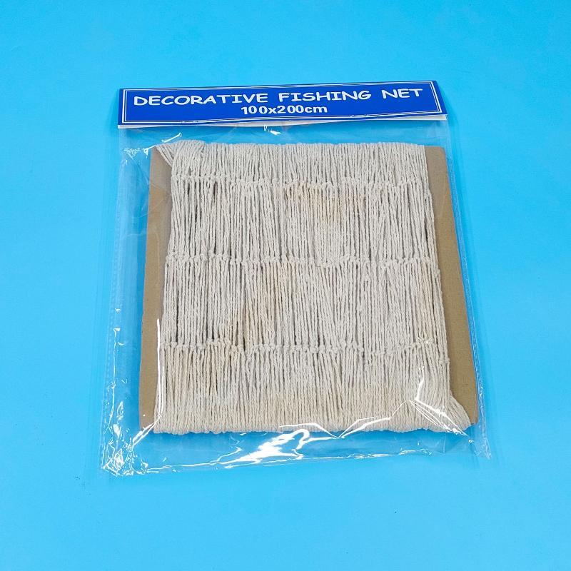 Wall Hanging Nautical Fishing Net Decoration Rustic Style Hawaiian Ocean Beach Theme Graduation Party Decor
