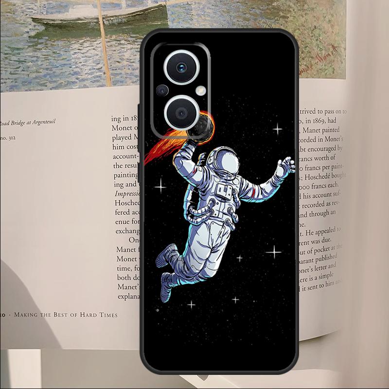 Astronaut Baseball Soccer Basketball Cover For OPPO Reno 14F 11F 12F 13F 10 11 12 13 14 Pro 7 8 Lite OPPO Find X6 X8 X9 Pro Case
