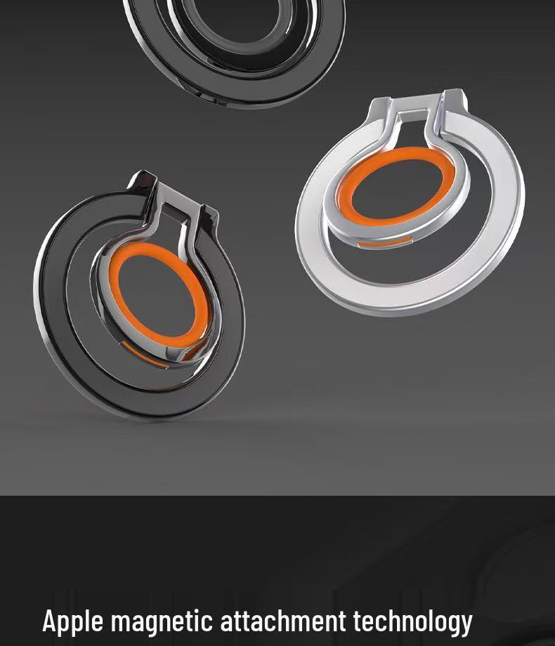 MagSafe Magnetic Phone Holder: Multifunctional Metal Stand with Strong Magnetic Adsorption and Portable Design.