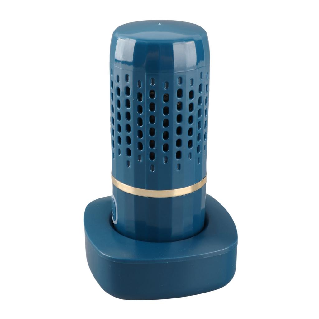 Vegetable Washing Machine Multifunction Wireless USB Charging Auto Capsule Fruit Purifier for Kitchen Blue