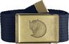 Outdoor Belt Canvas Brass Belt 4 cm 77297 Dark Navy F [Fjällräven] Men's