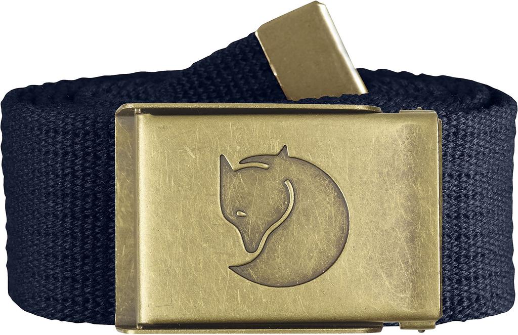 Outdoor Belt Canvas Brass Belt 4 cm 77297 Dark Navy F [Fjällräven] Men's