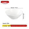 A8 Two-Color Melamine Noodle Bowl - Commercial-Grade Soup and Mala Tang Bowl for Restaurants and Catering