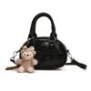 High-end small bag women's new popular versatile messenger bag fashionable portable bowling bag