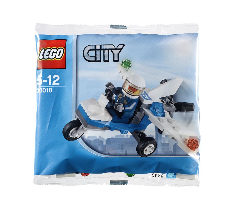LEGO City Mini Figure Police Plane 30018 [Parallel Import]