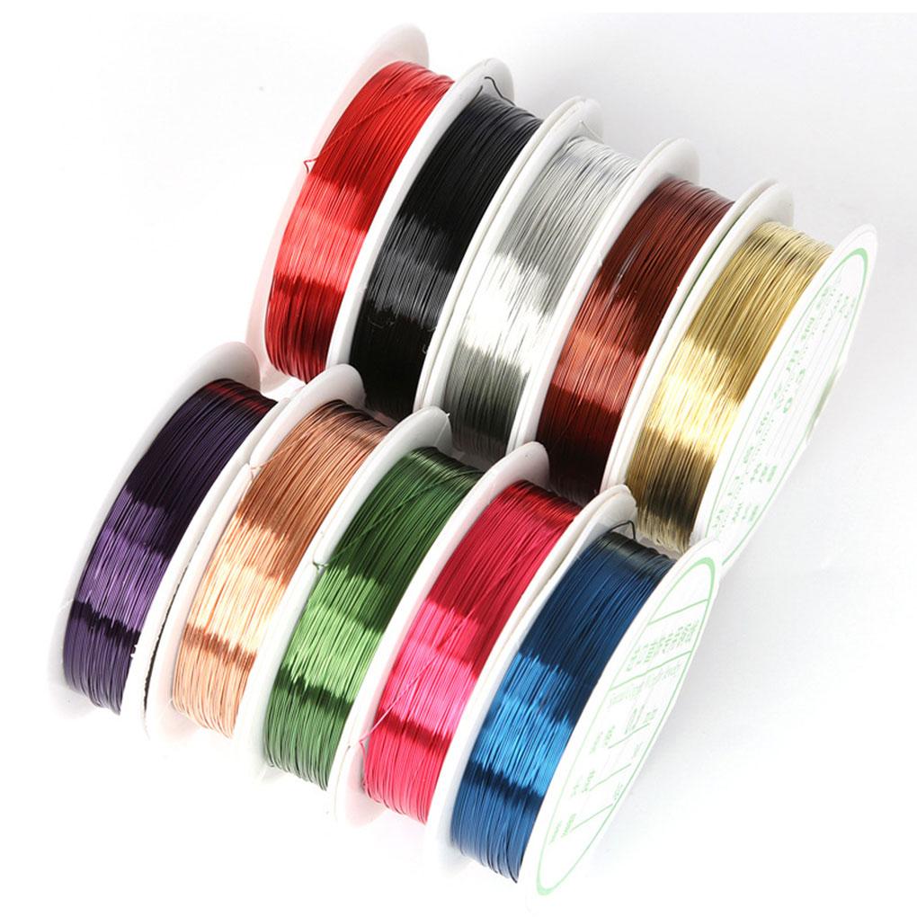 Beads Self-Assembly Craft Making 1mm Wire Colorful Jewelry Findings 1.5m Length Rope Cord String Bracelet Necklace