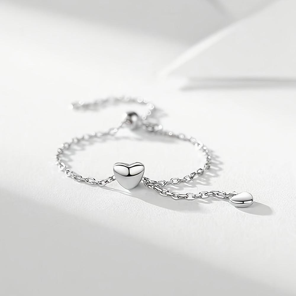 1 ks Stylový Jednoduchý Elegantní Roztomilý Design Nastavitelný Prsten Lásky Valentýn