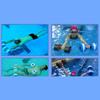 Sports High-Density-EVA-Foam Dumbbell Set Aqua Fitness Barbell Water Fitness Equipment for Pool Aerobics,Therapy-Fitness