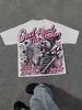 T-shirt Grafiche con Lettere Harajuku Top Y2k Uomo Donna High Street T-shirt Oversize Pro Choice Streetwear Maglietta Vintage Abbigliamento