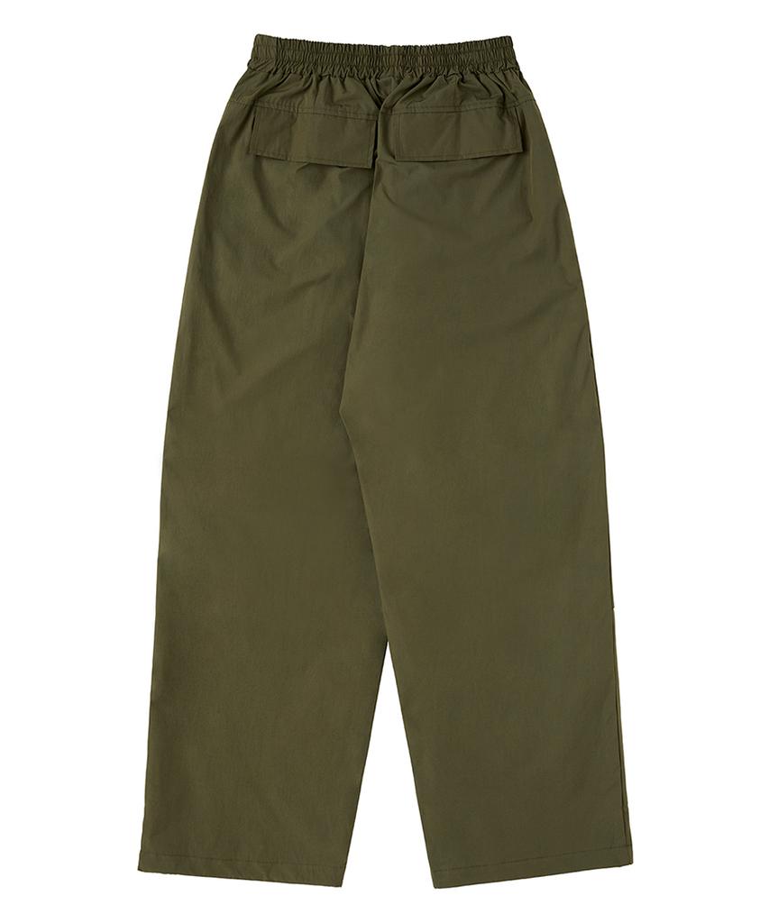 Urban Age [2Pack] Waterproof One-Pleat Parachute Wide Pants (3 Colors) (Type C)