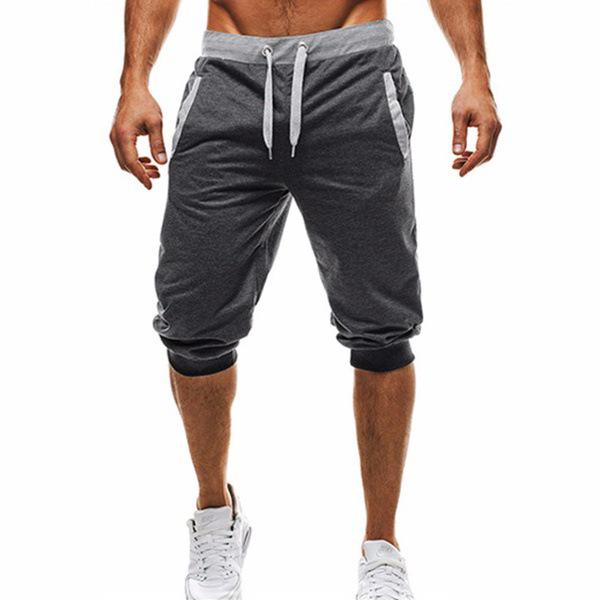 Letní šortky Pánská móda Ležérní šortky Zkrácené kalhoty Plážové šortky Pánské Prodyšná bavlna Fitness šortky Tepláky