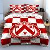 "Red Checkered Sports Bedding" Bedding Duvet Cover Set Duvet Cover Pillowcases  (1 * Duvet Cover 2 * Pillowcases, without duvet insert)