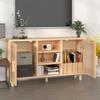 VidaXL Brown Buffet 105x30x60 Cm Solid Pine Wood and Natural Rattan 345641
