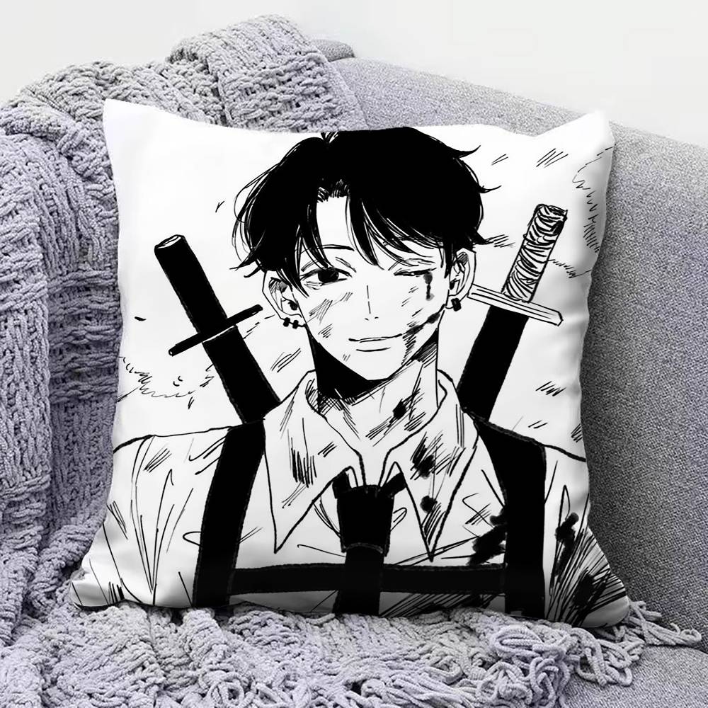 Chainsaw Man Kishibe Pillow Covers Home Sofa Cushion Covers and Aecorative Custom