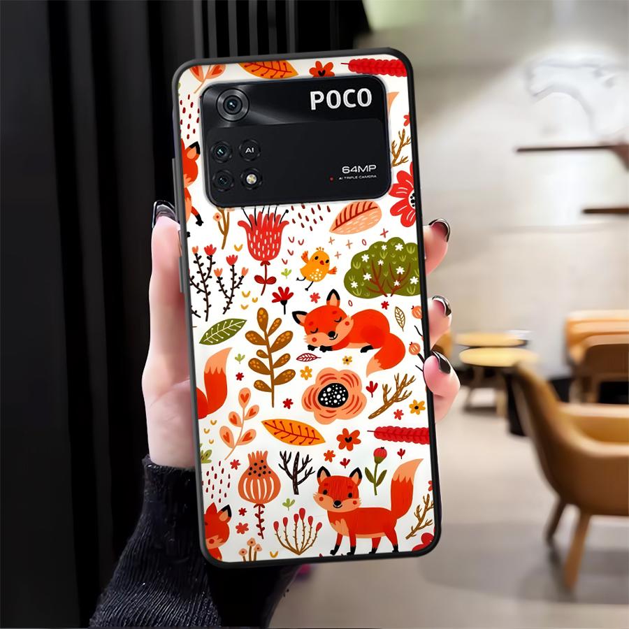 

Cartoon Squirrel Funda Phone Cover Case for Xiaomi Poco F8 C75 C71 C50 M5 X3 X4 X5 X7 Pro F1 M3 M4 M7 C61 F3 Poco F3