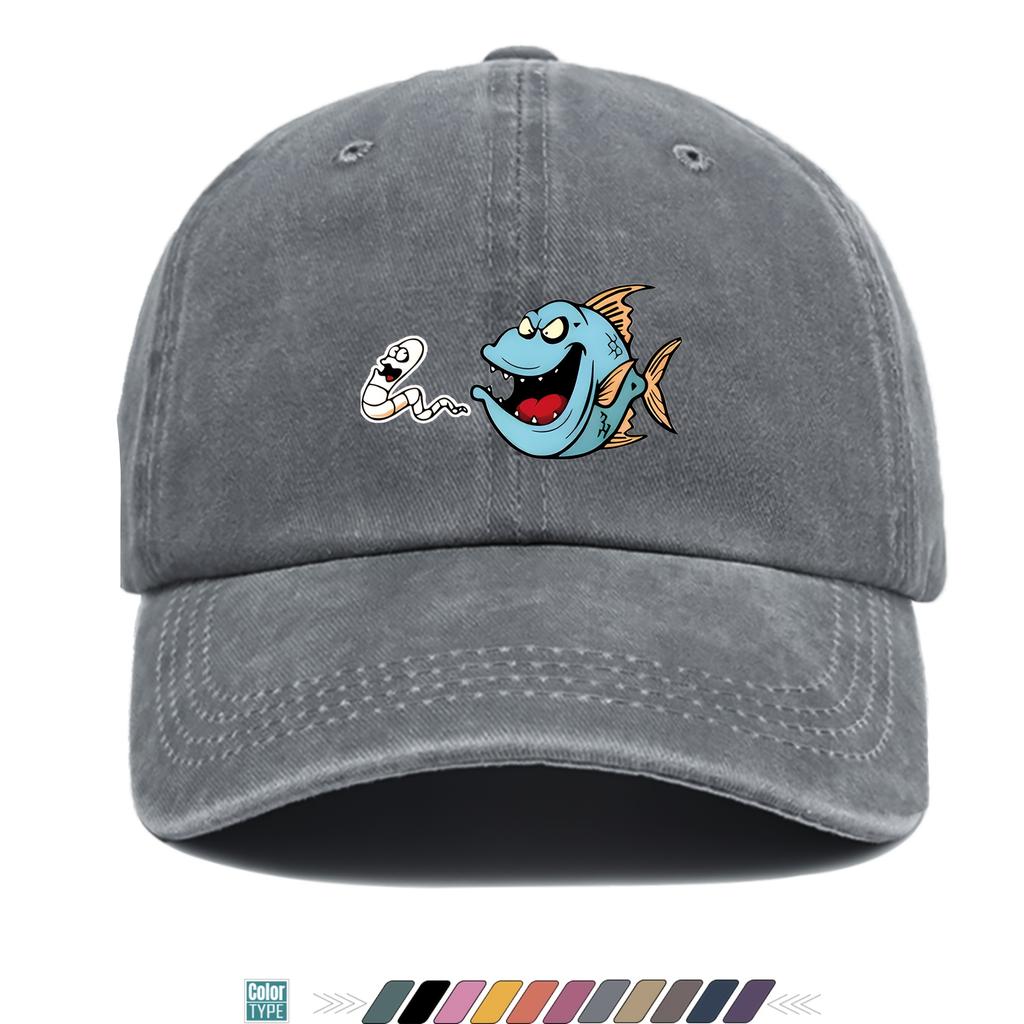 A Humorous And Stylish Animated Print Baseball Cap in Modern Sports Style This Black Papa Trucker Hat Features a Vintage Curv