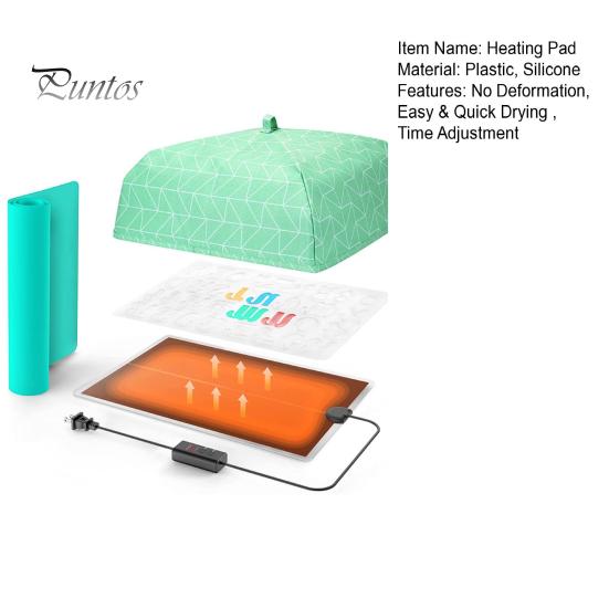 1 sett harpiksform varmepute harpiks håndverksherdeverktøy for enkel og raskt tørkende epoksyharpikstørker med tidsjustering for epoksyformharpiks