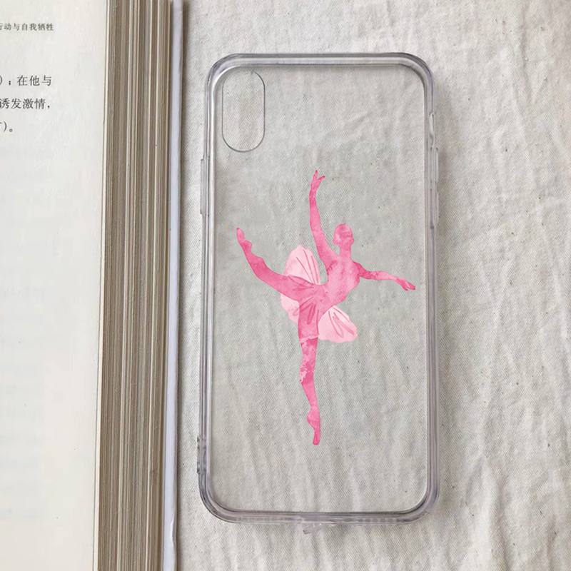 Ballerina Tanz Ballett Mädchen Handyhülle für iPhone 11 12 13 mini pro XS MAX 8 7 6 6S Plus X 5S SE 2020 XR Hülle