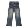American old retro Cleanfit washed ruffian handsome slightly pull loose jeans tide