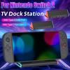 For NS2 TV Dock Station with Type C/USB Port Portable 4K TV Dock Adapter Fast Charging Console Adapter Base Gaming Accessories