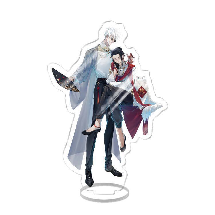 Anime Jujutsu Kaisen 15cm Gojo Satoru Getou Suguru Ryomen Sukuna Acrylic Cartoon Figure Model Desk Decor Toy Gift