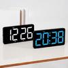 Wall Clock Customizable Digital Clock Date/Temperature Display Bedroom Alarm
