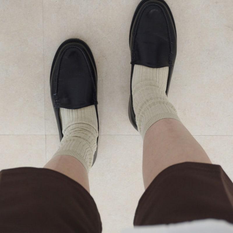 SOOPUI Organic Cotton Socks In green_Organic Socks In Green