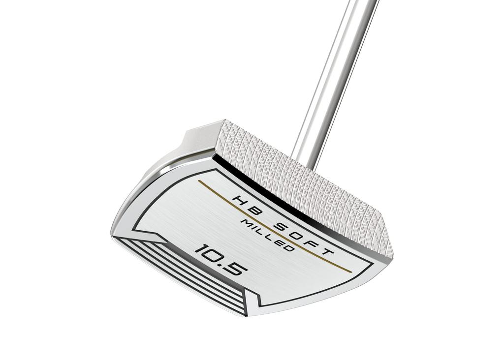 DUNLOP Cleveland GOLF Putter HB SOFT MILLED PUTTER Prawy Loft 3 stopnie 2022 Model Srebrny #10.5C Męski Kąt