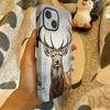 Soft Cover Capa Phone Case for Xiaomi Redmi Note 14 4G 14 Pro Plus 5G Animal Deer Pattern