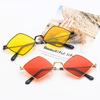 Fashion Trend Sunglasses for Women Retro Men Classic Metal Multi Side Small Frame Sun Glasses Uv400 Luxury Brand Eyeglass