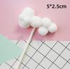 10-Pack 3D Hot Air Balloon & Rainbow Cake Toppers