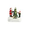 Elderly & Child Snowman Figurine Set - Heartwarming Winter Decor For Family-Friendly Holiday Display