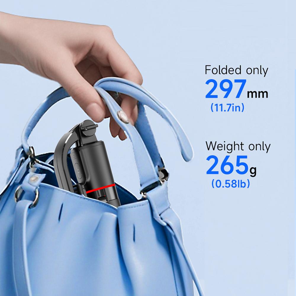 F15 1717mm Extendable Selfie Stick Tripod Rotatable Detachable with Wireless Remote Control