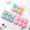 Silicone Molds: Round, Heart, Square, Extra Large, Jagged, Round, Heart, and Square Biscuit Molds. Perfect for DIY Handmade Chocolate, Sweets, Baked G