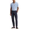 Polo Ralph Lauren SS24 Solid Color Small Pony Embroidered Loose Casual Short Sleeve Polo Shirt Men Tops Island-Blue MNPOKNI1N822826-400
