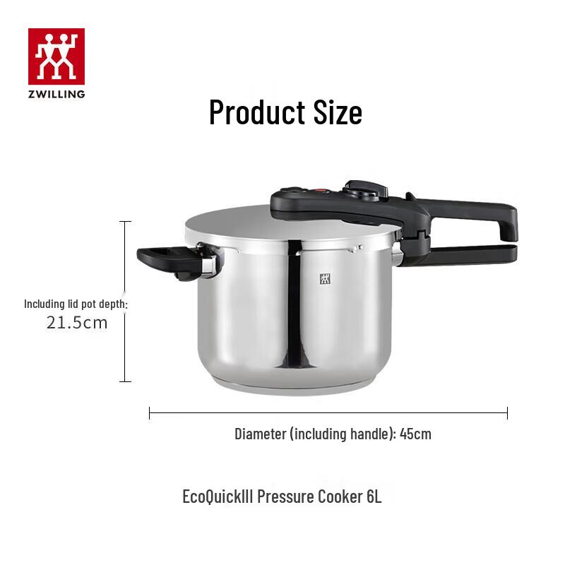 ZWILLING EcoQuick II Pressure Cooker 6L