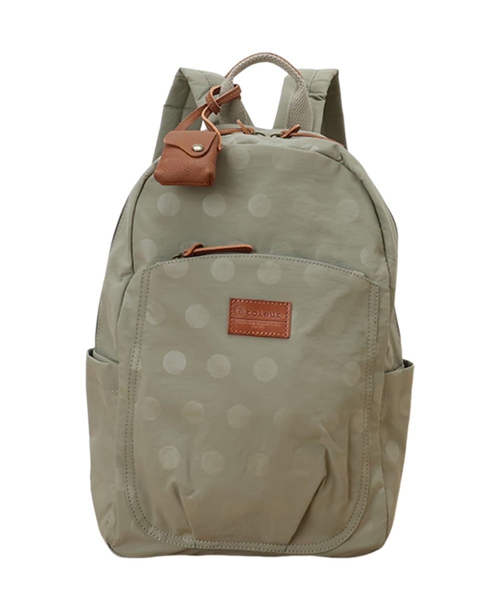 

Рюкзак Toleur Tola, Светло-серый нейлоновый рюкзак в горошек, Легкий для поездок на работу, в школу и т.д., Женский, 11927-LGY