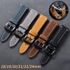 Geniune Retro Leather Watch Strap 18mm 19mm 20mm 21mm 22mm 24mm Vintage Watchband Quick Release Bracelet for Huawei Watch Gt2/3