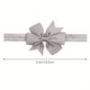 40pcs/set 6.5'' Ribbon Bowknot Elastic Hair Band for Baby Girls Lovely Handmade Headband Headwear Children Hair Accessories Gift