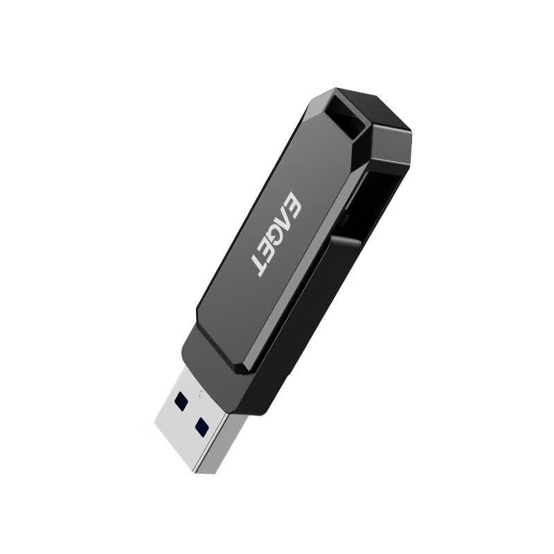 EAGET CF66 Dual-Interface Type-C USB 3.2 Rotatable Metal USB Drive
