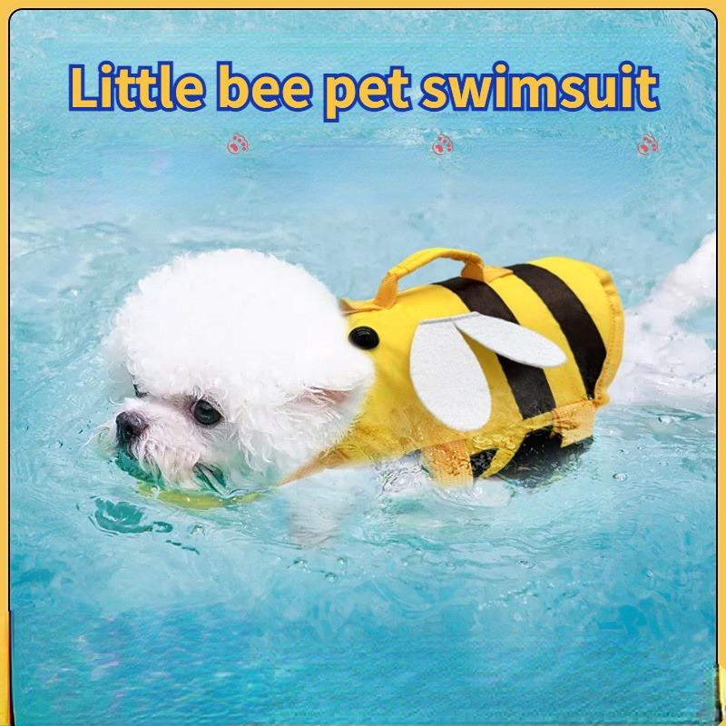 Summer Pet Life Jackets for Small and Medium-sized Dogs, Pet Supplies, Adjustable Dog Swimwear