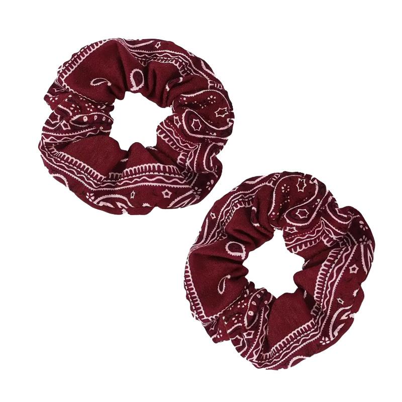 2pcs/6pcs Soft Diam 11cm Hair Scrunchies Cotton Elastic Hair Band Women Girls Ponytail Holder  Hair Accessories for Women