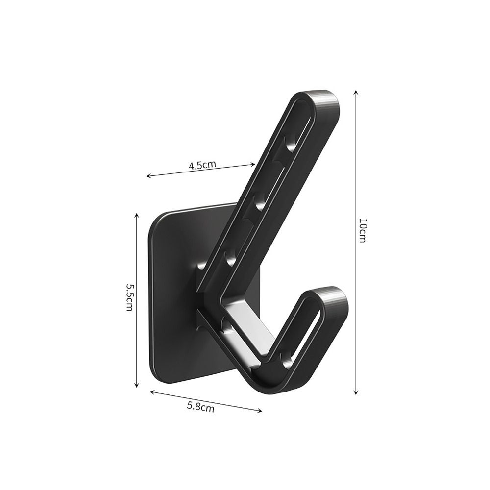 3Pcs Wall Mounted Bedroom Clothes Storage Hooks Bathroom Hangers  Home Storage Supplies