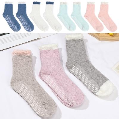 Sleep Socks Keep Warm Winter Cold Protection Mid Socks Coral Fleece Socks Plush Socks