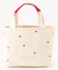 [TOCCA] LUCKY SHOWER CANVASTOTE Canvas Tote Bag (Off-White X Heart Pattern 2) Available In Otona Hyakka Collaboration Colors (Online & Select Stores