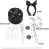 YuYue Electronic Wireless Bluetooth Media Button Remote Selfie Music Control Start Siri way Compatible iPhone Apply to Car Motorcycle Steering Wheel w