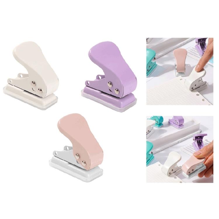 Small Paper Puncher Single Hole Puncher 1/4Inch 6mm Round Hole Punches Portable Paper Puncher For Art Craft Project