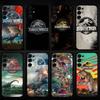 J-Jurassic Park Dinosaur World  Phone Case For Samsung S25,S24,S23,S22,S21,S20,Plus,Fe,Lite,Others Black Cover