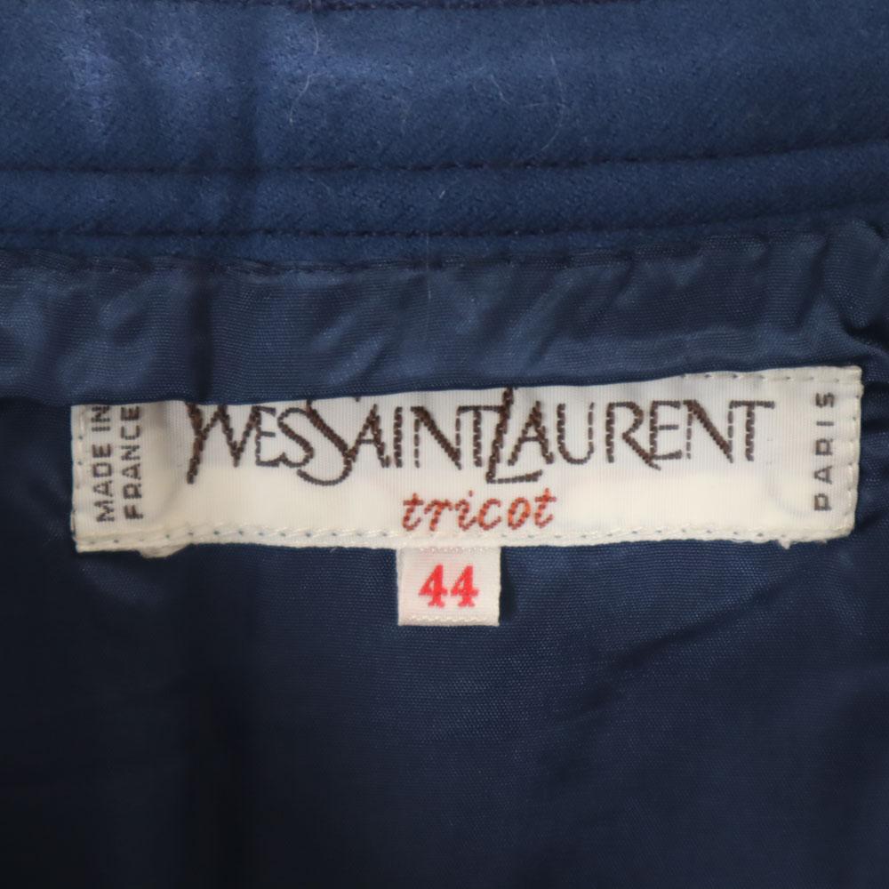 YVES SAINT LAURENT 90s Made in France Old Mimole length Tight Skirt Women Used