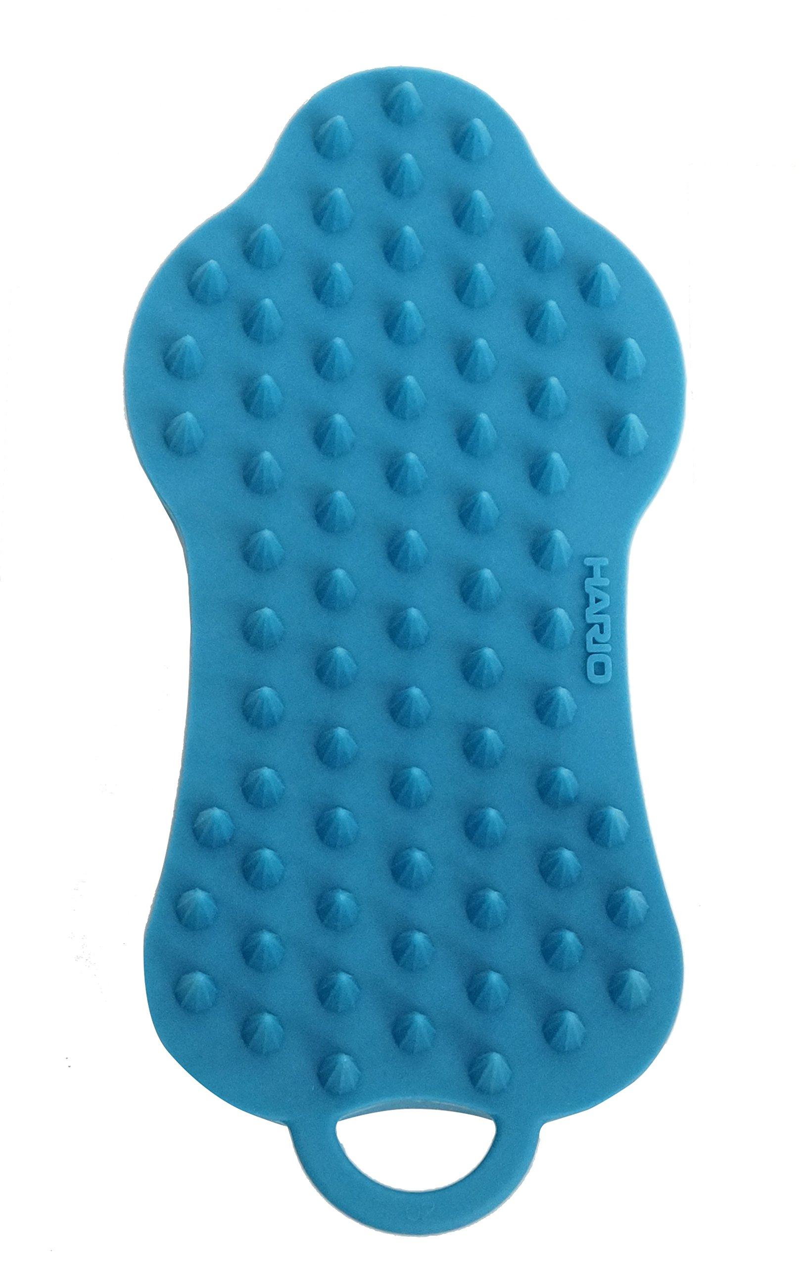 

HARIO Glutte Hard Dog Brush, Washable, for Brushing, Massage, and Cleaning, Washable, Blue
